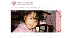 Desktop Screenshot of caritasshanghai.com